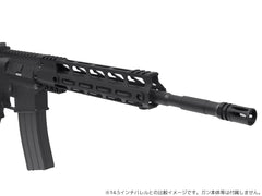 MILITARY BASE Mスタイル M-LOK ウルトラライトレール for PTW [サイズ：4inch / 7inch / 9inch / 10inch / 12inch / 13.5inch / 15inch]