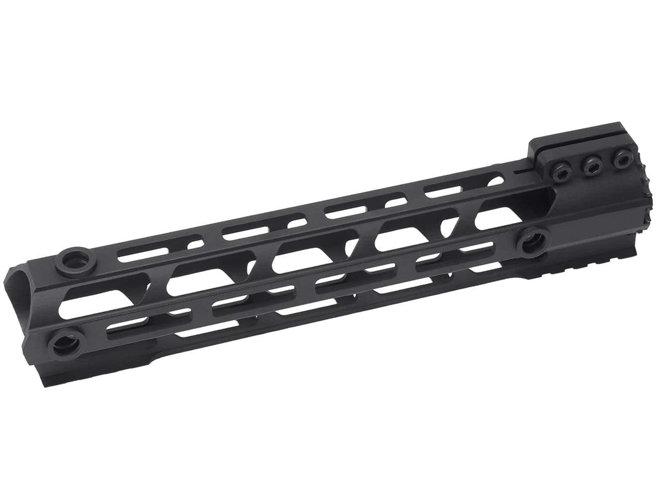 MILITARY BASE Mスタイル M-LOK ウルトラライトレール for PTW [サイズ：4inch / 7inch / 9inch / 10inch / 12inch / 13.5inch / 15inch]