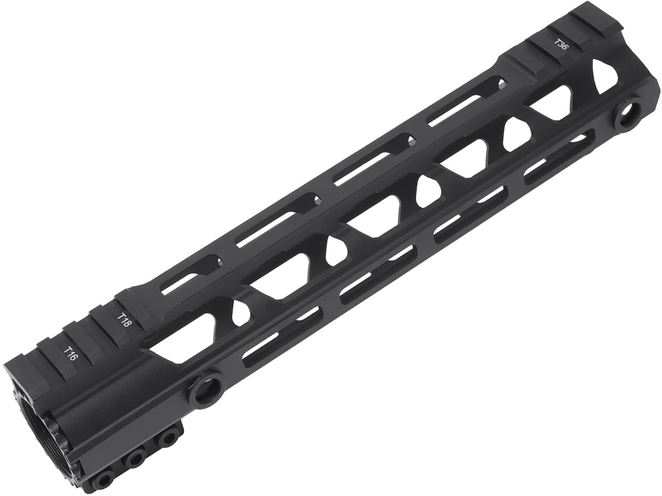 MILITARY BASE Mスタイル M-LOK ウルトラライトレール for PTW [サイズ：4inch / 7inch / 9inch / 10inch / 12inch / 13.5inch / 15inch]