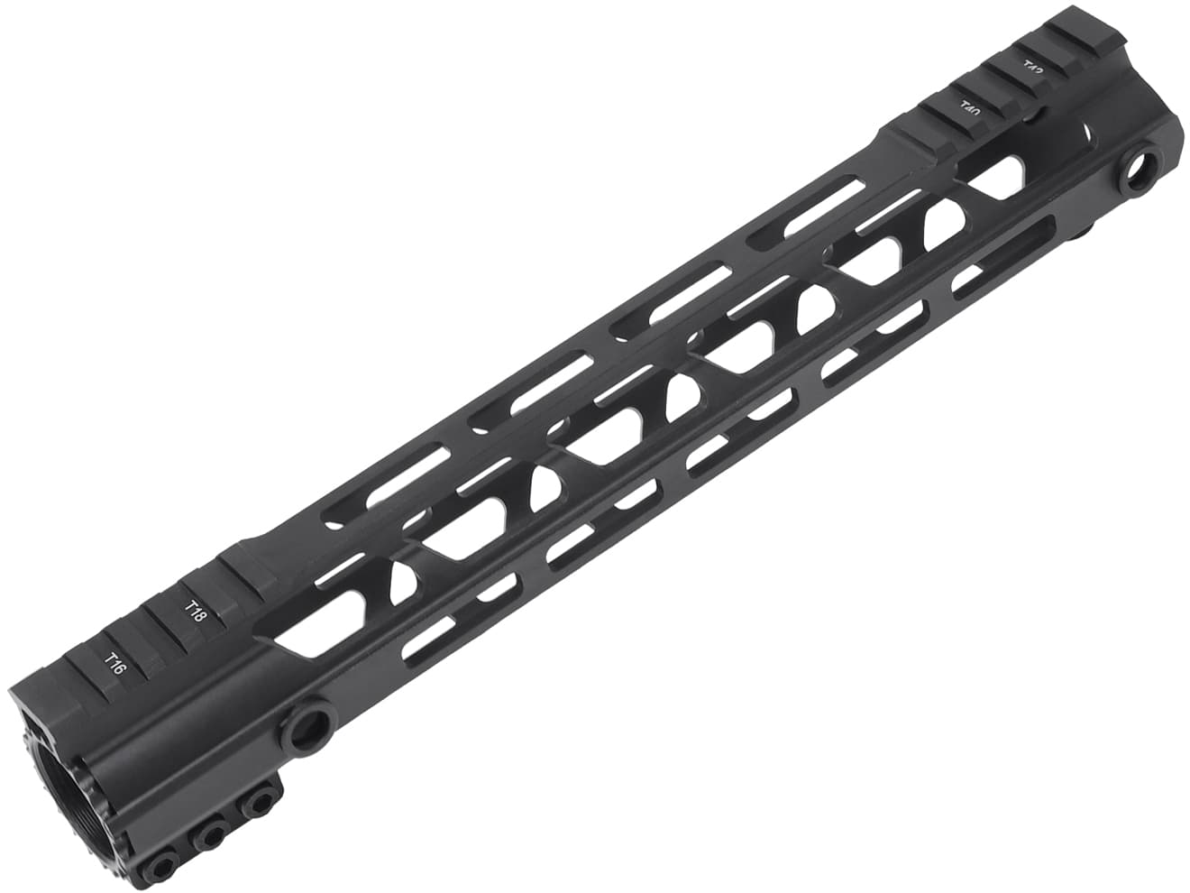 MILITARY BASE Mスタイル M-LOK ウルトラライトレール for PTW [サイズ：4inch / 7inch / 9inch / 10inch / 12inch / 13.5inch / 15inch]