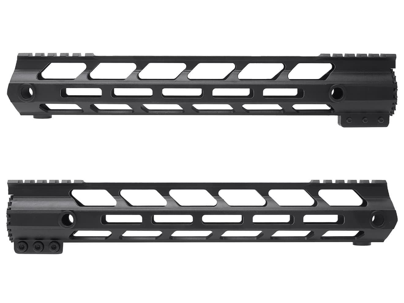 MILITARY BASE Mスタイル M-LOK ウルトラライトレール for PTW [サイズ：4inch / 7inch / 9inch / 10inch / 12inch / 13.5inch / 15inch]