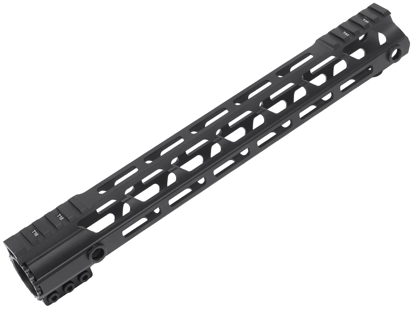 MILITARY BASE Mスタイル M-LOK ウルトラライトレール for PTW [サイズ：4inch / 7inch / 9inch / 10inch / 12inch / 13.5inch / 15inch]