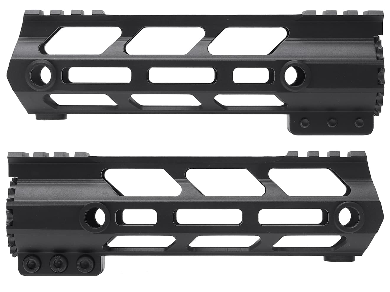 MILITARY BASE Mスタイル M-LOK ウルトラライトレール for PTW [サイズ：4inch / 7inch / 9inch / 10inch / 12inch / 13.5inch / 15inch]