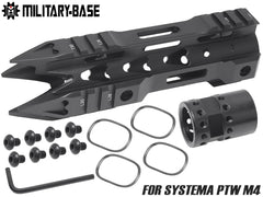 MILITARY BASE Sスタイル ジャベリン M-LOK レール for PTW [サイズ：7inch / 9inch / 12inch / 15inch]