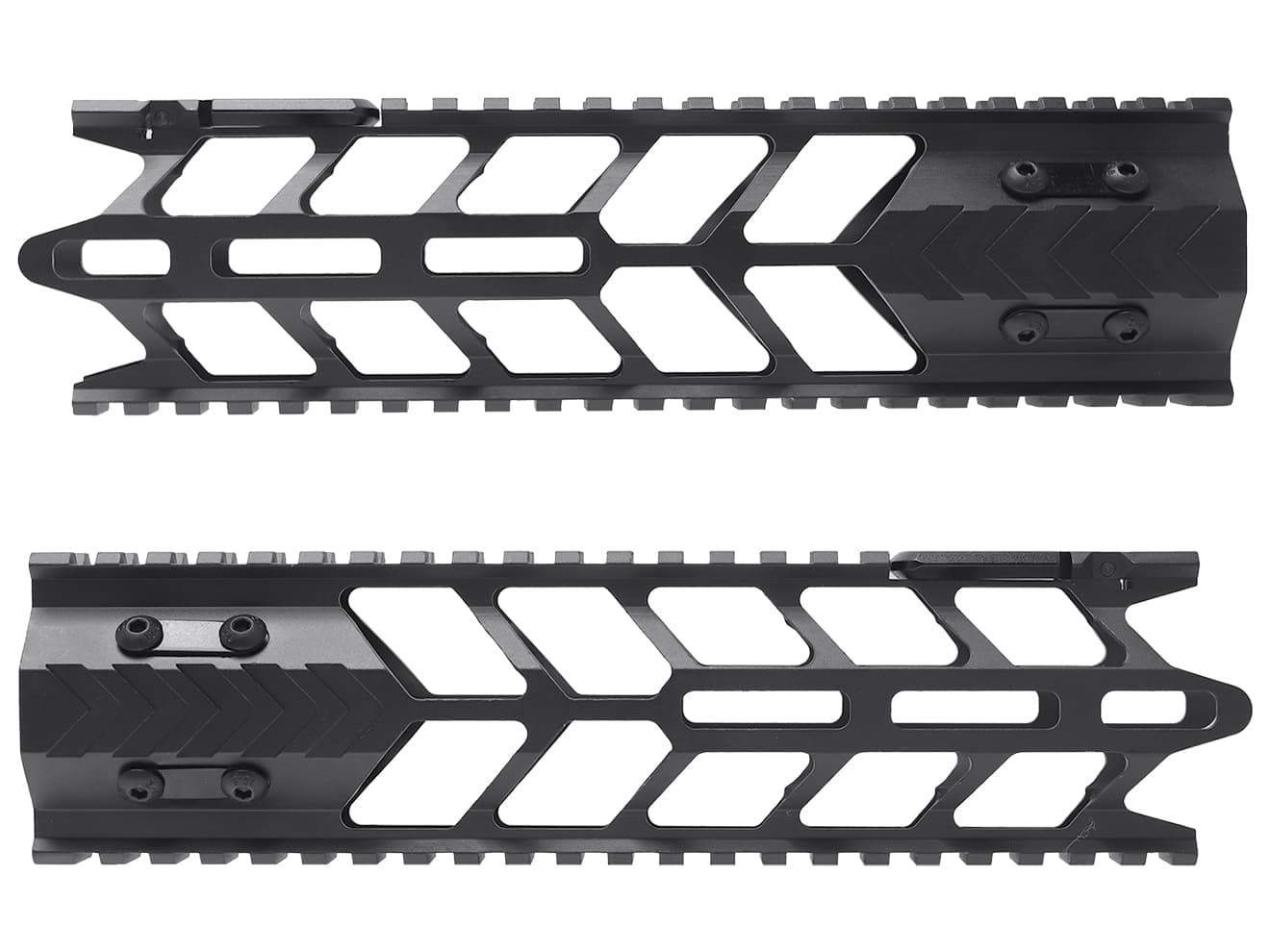 MILITARY BASE LTスタイル M-LOK フィッシュボーンレール w /  IFS for マルイ / KSC M4シリーズ [サイズ：7inch / 9inch / 12inch]