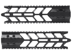 MILITARY BASE LTスタイル M-LOK フィッシュボーンレール w /  IFS for マルイ / KSC M4シリーズ [サイズ：7inch / 9inch / 12inch]