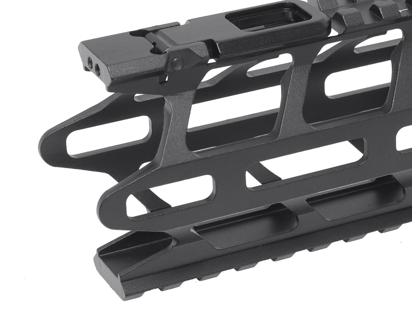 MILITARY BASE LTスタイル M-LOK フィッシュボーンレール w /  IFS for マルイ / KSC M4シリーズ [サイズ：7inch / 9inch / 12inch]