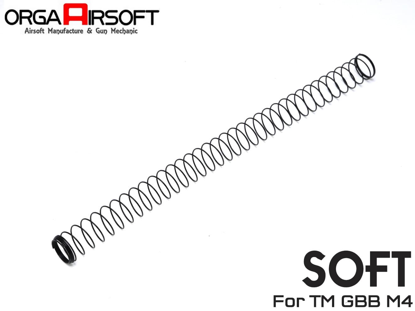 ORGA AIRSOFT バッファースプリング マルイ/GHK/VFC/WE GBB M4用 [レート：ハード / ノーマル / ソフト]