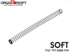 ORGA AIRSOFT バッファースプリング マルイ/GHK/VFC/WE GBB M4用 [レート：ハード / ノーマル / ソフト]