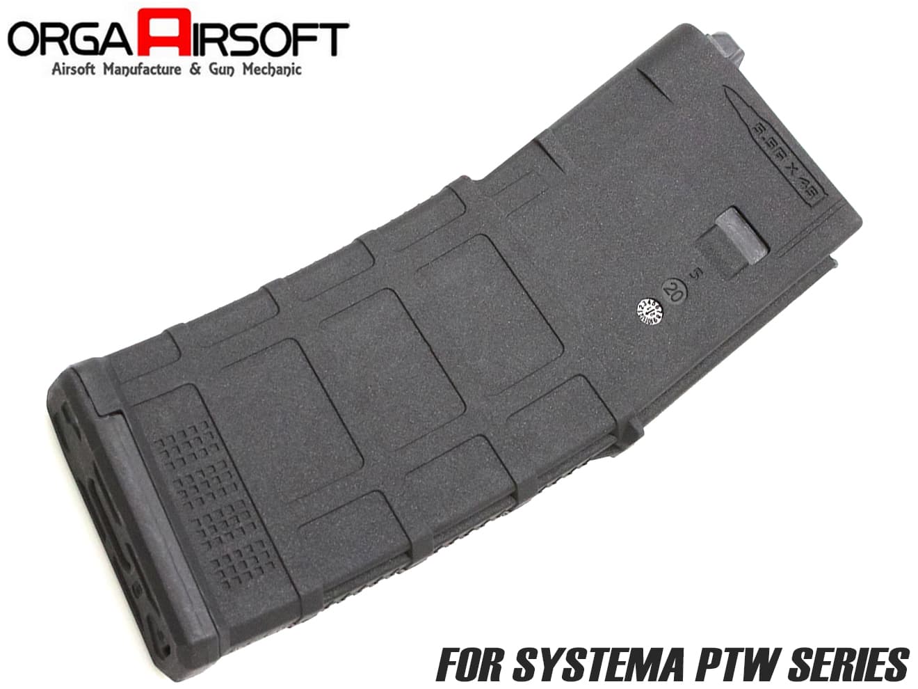 ORGA AIRSOFT GEN3タイプ トレポン用 120連マガジン [カラー：BK / FDE]【レターパック可】