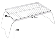 GLAMPFIELD ステンレス クッカースタンド  [サイズ：440mm / 345mm / 165mm]