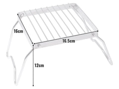 GLAMPFIELD ステンレス クッカースタンド  [サイズ：440mm / 345mm / 165mm]