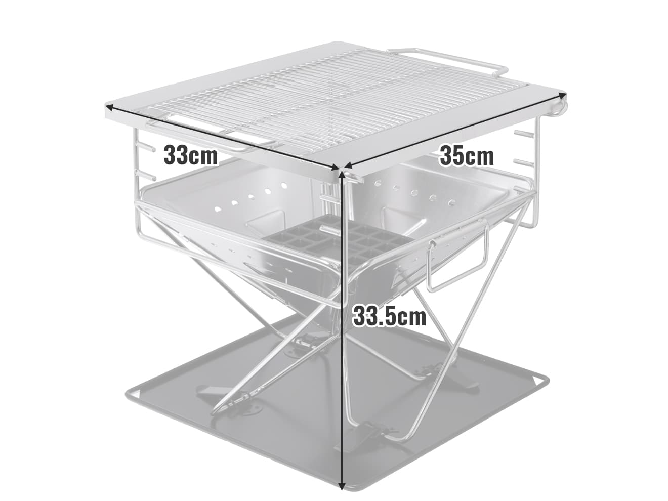 GLAMPFIELD バーベキューグリル ミニ [サイズ：ミニ / ノーマル]