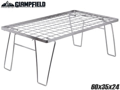 GLAMPFIELD アウトドア メッシュテーブル [材質：スチール / ステンレス]