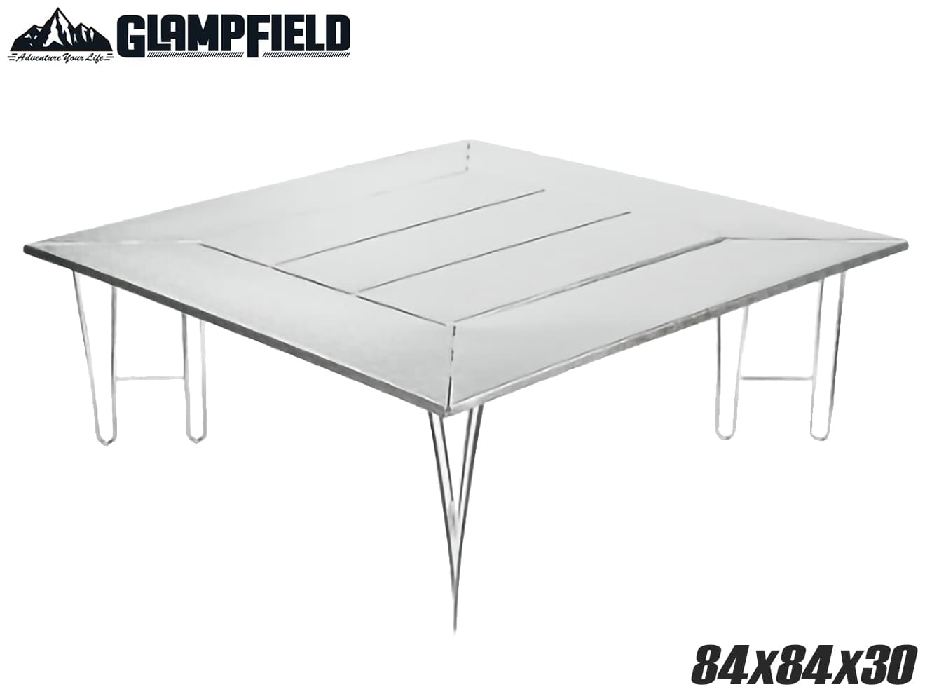GLAMPFIELD バーベキューグリル 受け皿タイプ | ミリタリー