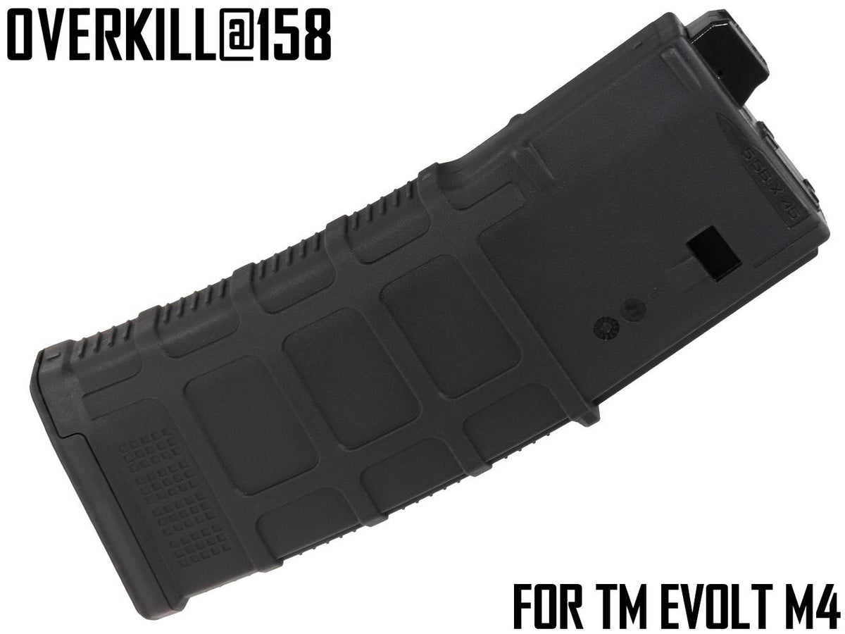 OVERKILL マグプルタイプ ポリマーマガジン [東京マルイ EVOLT M4用] [カラー：BK / TAN]