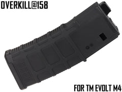 OVERKILL マグプルタイプ ポリマーマガジン [東京マルイ EVOLT M4用] [カラー：BK / TAN]