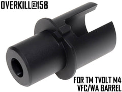 OVERKILL VFC/WA GBB規格対応 3Dプリント バレルエクステンション [東京マルイ EVOLT M4用] [材質：]