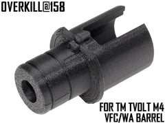 OVERKILL VFC/WA GBB規格対応 3Dプリント バレルエクステンション [東京マルイ EVOLT M4用] [材質：]