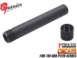 GUARDER メタルスレッドアウターバレル 14mm逆ネジ 東京マルイ GBB P226用 [素材：スチール / ステンレス]