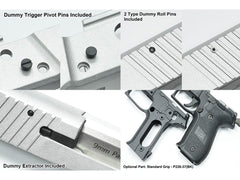 GUARDER ガーダー P226 RAIL アルミスライド＆フレームKIT 東京マルイ GBB P226用 [カラー：ブラック / シルバー]