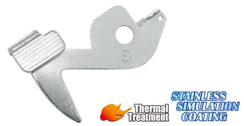 GUARDER スチールスライドデコッキングレバー 東京マルイ / KJ WORKS  / WE GBB P226用 [カラー：ブラック / ステンレスコート]