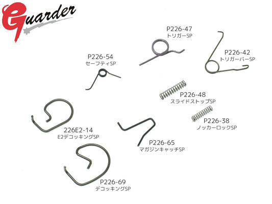 GUARDER エンハンスドスプリングキット P226/E2 東京マルイ GBB P226用