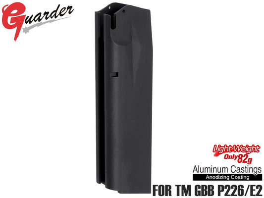 GUARDER ライトウェイト アルミマガジンケース ノーマーク for マルイ GBB P226/E2シリーズ [カラー：ブラック / シルバー]