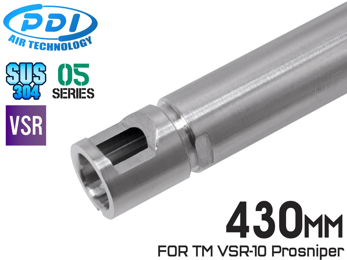 PDI 05シリーズ VSR/L96 超精密 ステンレスインナーバレル(6.05±0.002) [長さ：120mm / 430mm]