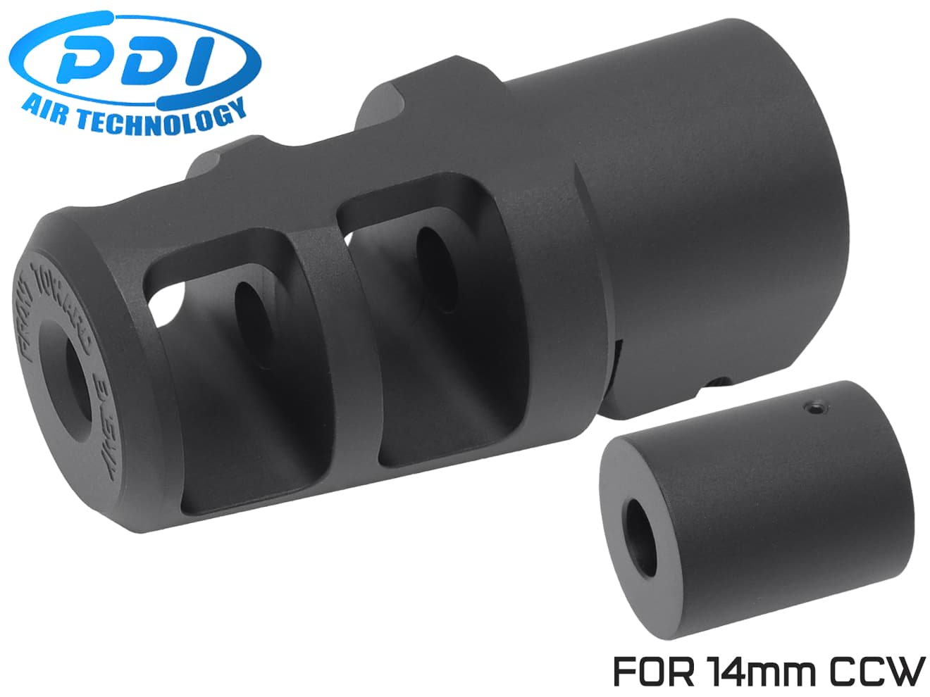 PDI FTEマズルブレーキ ボルトアクション for 14mm逆ネジ | ミリタリー