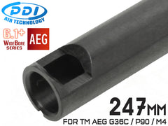 PDI WIDEBOREシリーズ 6.1+ AEG ルーズ インナーバレル(6.1±0.007mm)  [長さ：187mm / 208mm / 229mm / 247mm / 275mm / 303mm / 375mm]