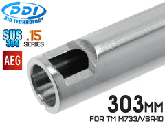 PDI .15シリーズ AEG 超精密 ステンレスインナーバレル(6.15±0.002) [長さ： 141mm /  187mm / 208mm / 229mm / 247mm / 275mm / 303mm ]