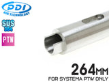 PDI 04シリーズ SYSTEMA PTW 超精密ステンレスインナーバレル(6.04±0.002)  [長さ：264mm / 374mm / 509mm]