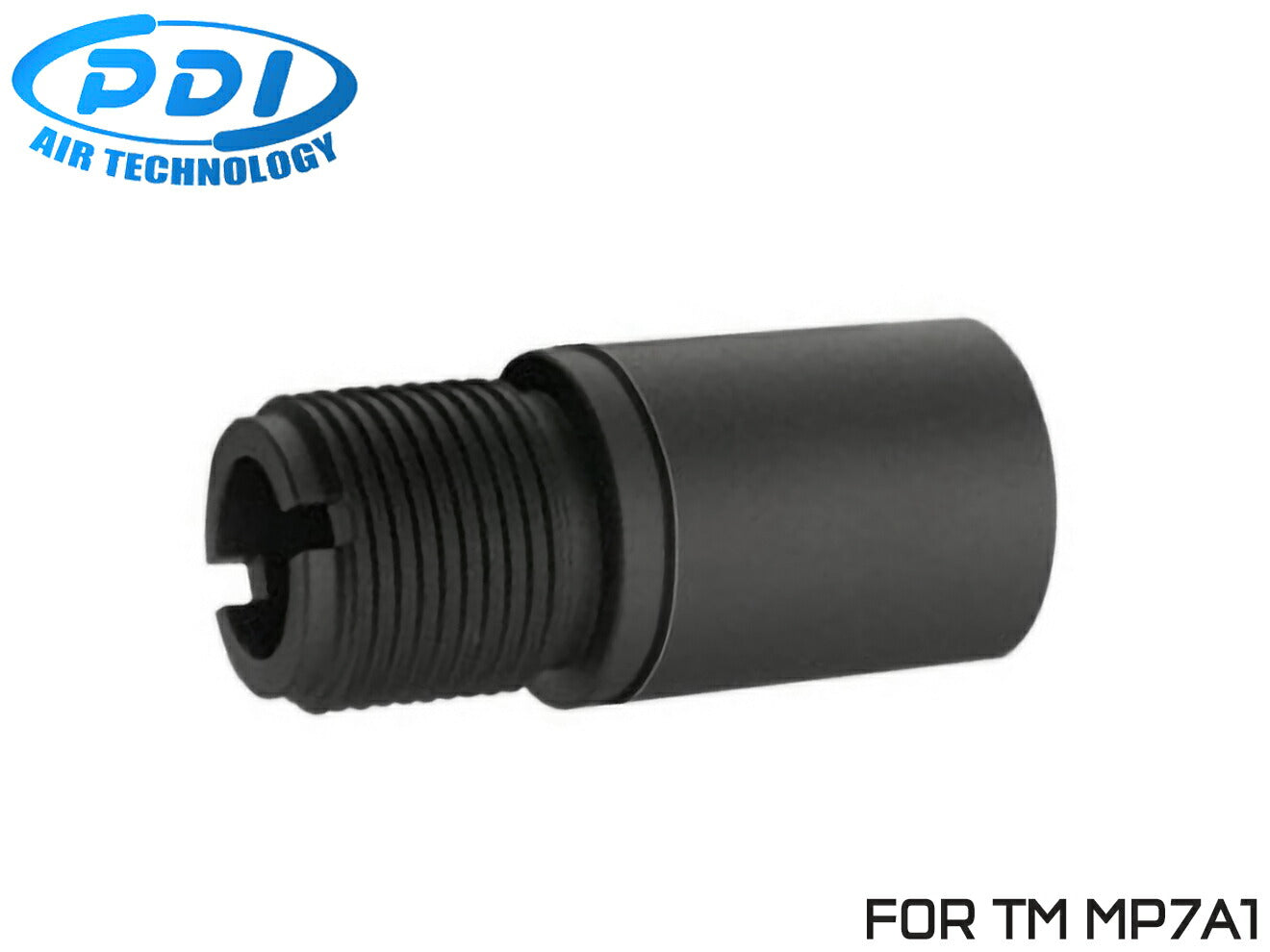 PDI マズルアタッチメント 東京マルイ MP7A1用 [先端ネジ：14mm正ネジ / 14mm逆ネジ]