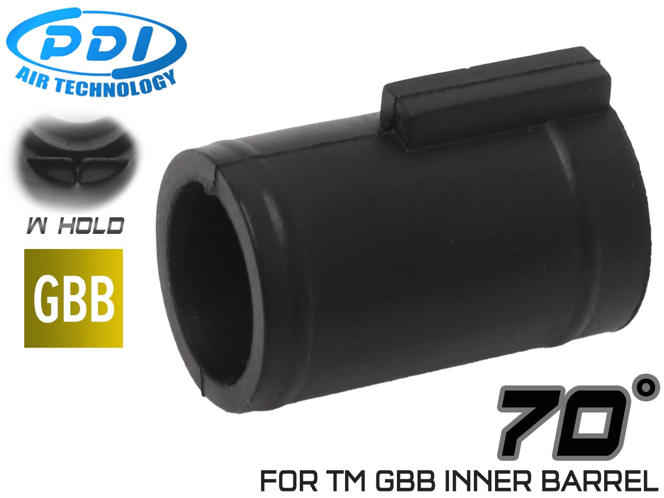 PDI Wホールドチャンバーパッキン 東京マルイ GBB&VSR用 [硬度：50° / 70°]