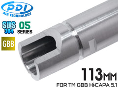 PDI 05シリーズ GBB 超精密ステンレスインナーバレル (6.05±0.002) [長さ：74mm / 90mm / 95mm / 97mm / 102mm / 113mm / 136mm / 146mm]