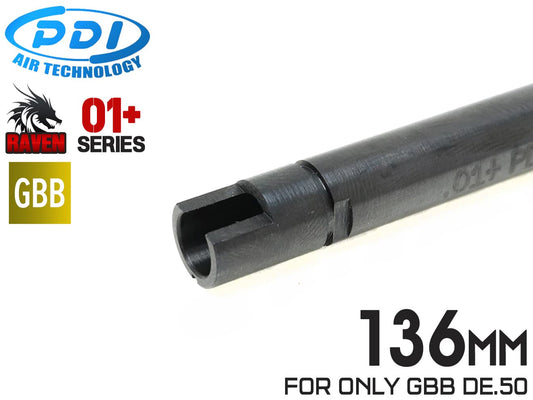 PDI RAVENシリーズ 01+ GBB DE.50専用 精密インナーバレル(6.01±0.007) 136mm