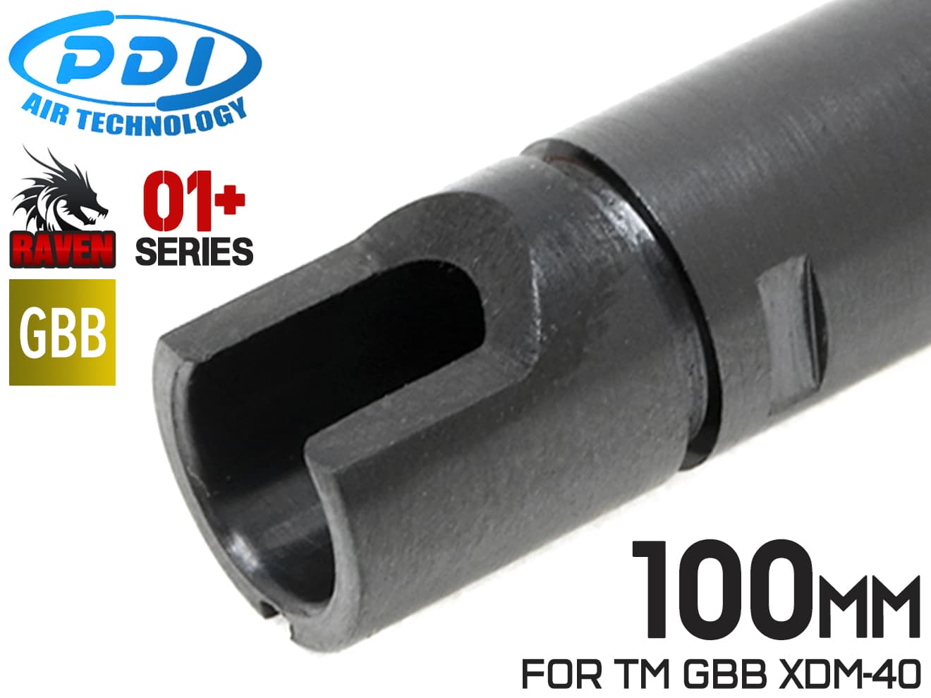 PDI RAVENシリーズ 01+ GBB 精密インナーバレル(6.01±0.007) [長さ：74mm / 75mm / 87mm / 90mm / 91mm / 95mm / 97mm / 100mm / 101mm / 102mm / 108mm / 113mm / 115mm / 118mm / 129mm / 133mm / 138mm / 145.5mm / 163mm]