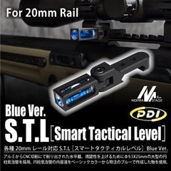 PDI スマートタクティカルレベル For 20mmレール [気泡管カラー：グリーン / ブルー]