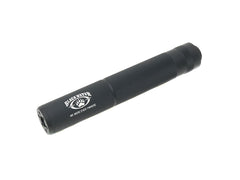 PPS アルミサイレンサーKnurling 197mm BushMaster 14mm逆ネジ  [パターン：BushMaster / Black Water / Sound of Nature / STAG ARMS / TROY / US GOVT Skeleton / VLTOR]