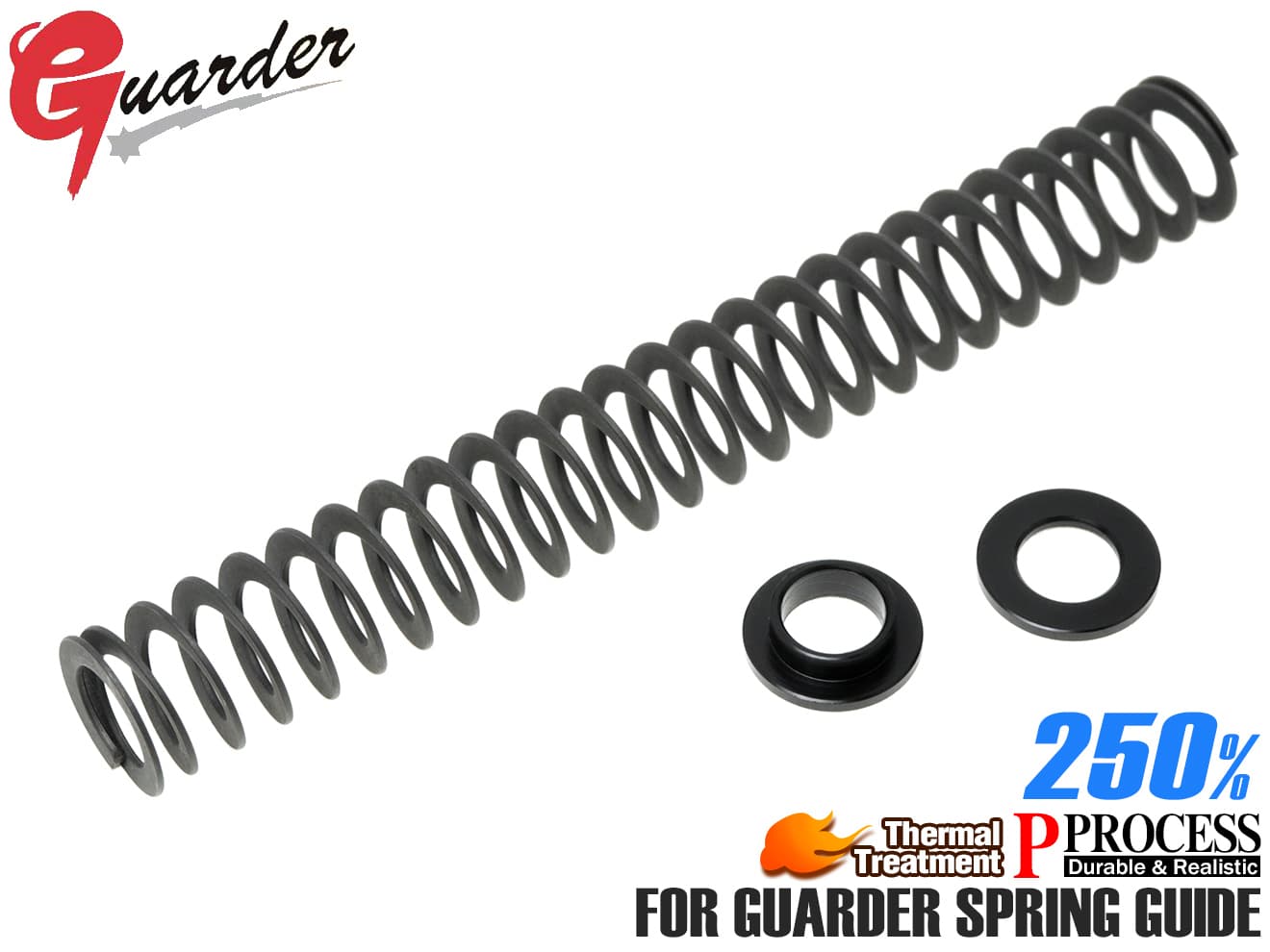 GUARDER スチール リーフ リコイルスプリング [70mm/80mm/90mm/100mm/110mm]