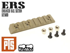 【正規品】PTS Enhanced レールセクション/Keymod  [カラー/サイズ：BK/4スロット / DE/4スロット / BK/5スロット / DE/5スロット / BK/7スロット / DE/7スロット / BK/9スロット / DE/9スロット / BK/11スロット / DE/11スロット]