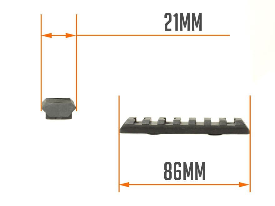 【正規品】PTS Enhanced レールセクション/Keymod  [カラー/サイズ：BK/4スロット / DE/4スロット / BK/5スロット / DE/5スロット / BK/7スロット / DE/7スロット / BK/9スロット / DE/9スロット / BK/11スロット / DE/11スロット]