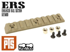 【正規品】PTS Enhanced レールセクション/Keymod  [カラー/サイズ：BK/4スロット / DE/4スロット / BK/5スロット / DE/5スロット / BK/7スロット / DE/7スロット / BK/9スロット / DE/9スロット / BK/11スロット / DE/11スロット]