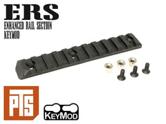【正規品】PTS Enhanced レールセクション/Keymod  [カラー/サイズ：BK/4スロット / DE/4スロット / BK/5スロット / DE/5スロット / BK/7スロット / DE/7スロット / BK/9スロット / DE/9スロット / BK/11スロット / DE/11スロット]