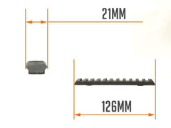 【正規品】PTS Enhanced レールセクション/Keymod  [カラー/サイズ：BK/4スロット / DE/4スロット / BK/5スロット / DE/5スロット / BK/7スロット / DE/7スロット / BK/9スロット / DE/9スロット / BK/11スロット / DE/11スロット]