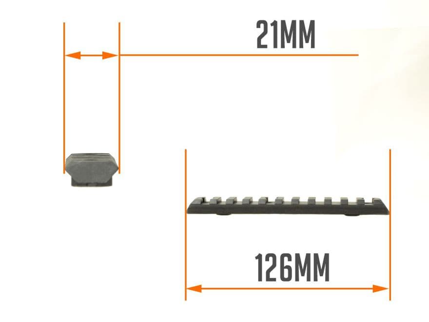 【正規品】PTS Enhanced レールセクション/Keymod  [カラー/サイズ：BK/4スロット / DE/4スロット / BK/5スロット / DE/5スロット / BK/7スロット / DE/7スロット / BK/9スロット / DE/9スロット / BK/11スロット / DE/11スロット]