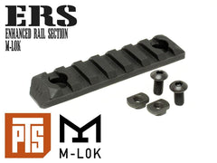 【正規品】PTS Enhanced レールセクション/M-LOK BK  [サイズ：3スロット / 5スロット / 7スロット / 9スロット / 11スロット]
