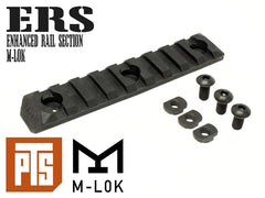 【正規品】PTS Enhanced レールセクション/M-LOK BK  [サイズ：3スロット / 5スロット / 7スロット / 9スロット / 11スロット]