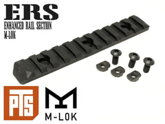 【正規品】PTS Enhanced レールセクション/M-LOK BK  [サイズ：3スロット / 5スロット / 7スロット / 9スロット / 11スロット]